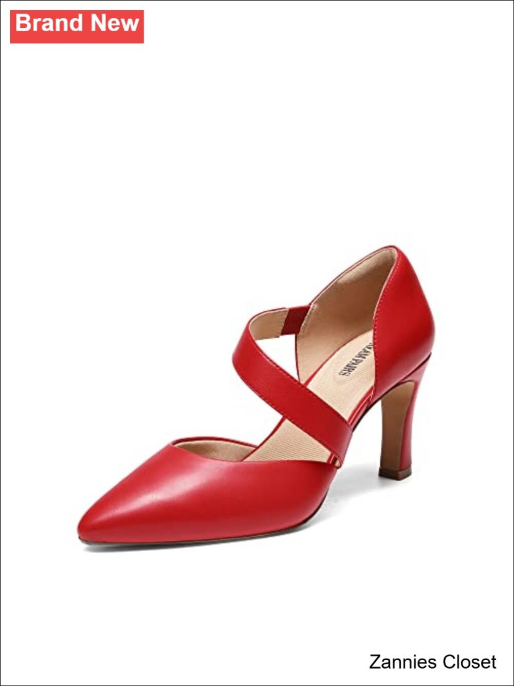 ✨DREAM PAIRS Women's High Heels Comfortable Work Pumps Pointed Toe 3 inch Heel